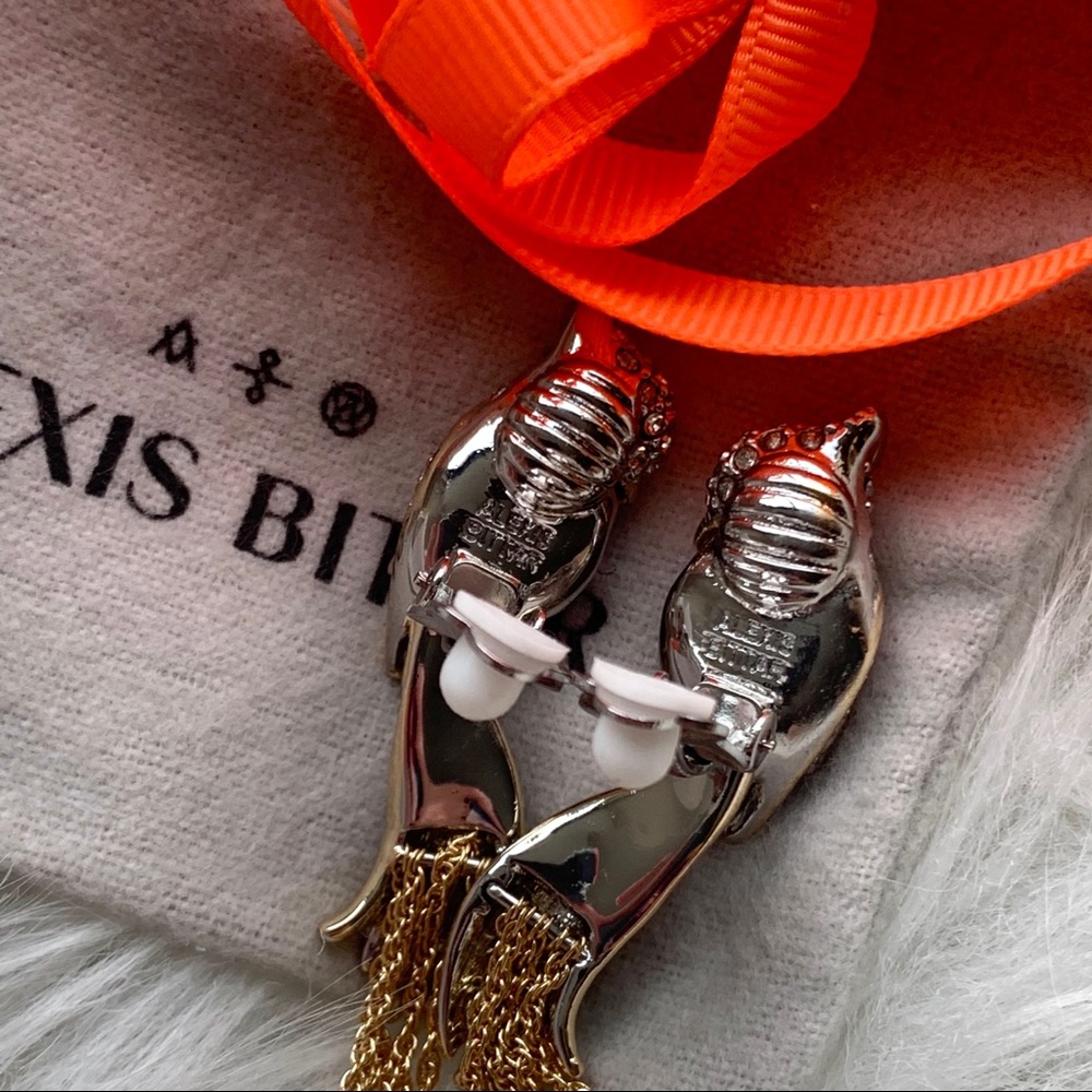 NIB RETIRED Alexis Bittar Love Bird Crystal Tassle Earring - Picture 7 of 9